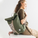 Rucsac rolltop frunze de măslin