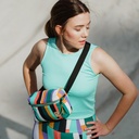 Fitness top albastru arctic