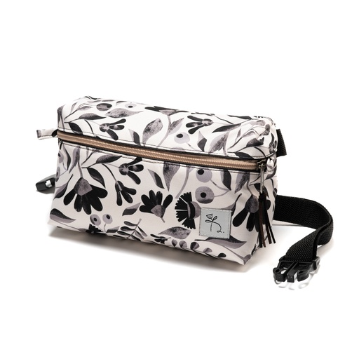 [MX_btnc_lb_ngr] Borsetă MAXI Botanic alb-negru
